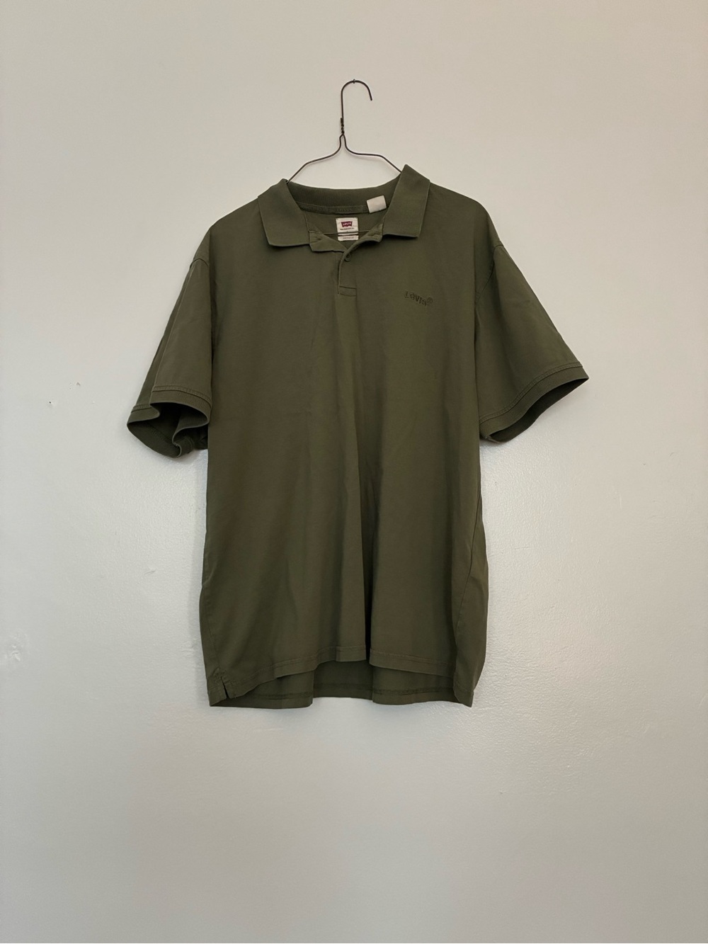 Levi's Men's Olive Green Polo Shirt
